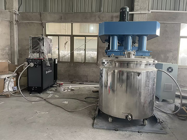 仿石漆生產(chǎn)物料混合反應釜專用油溫機