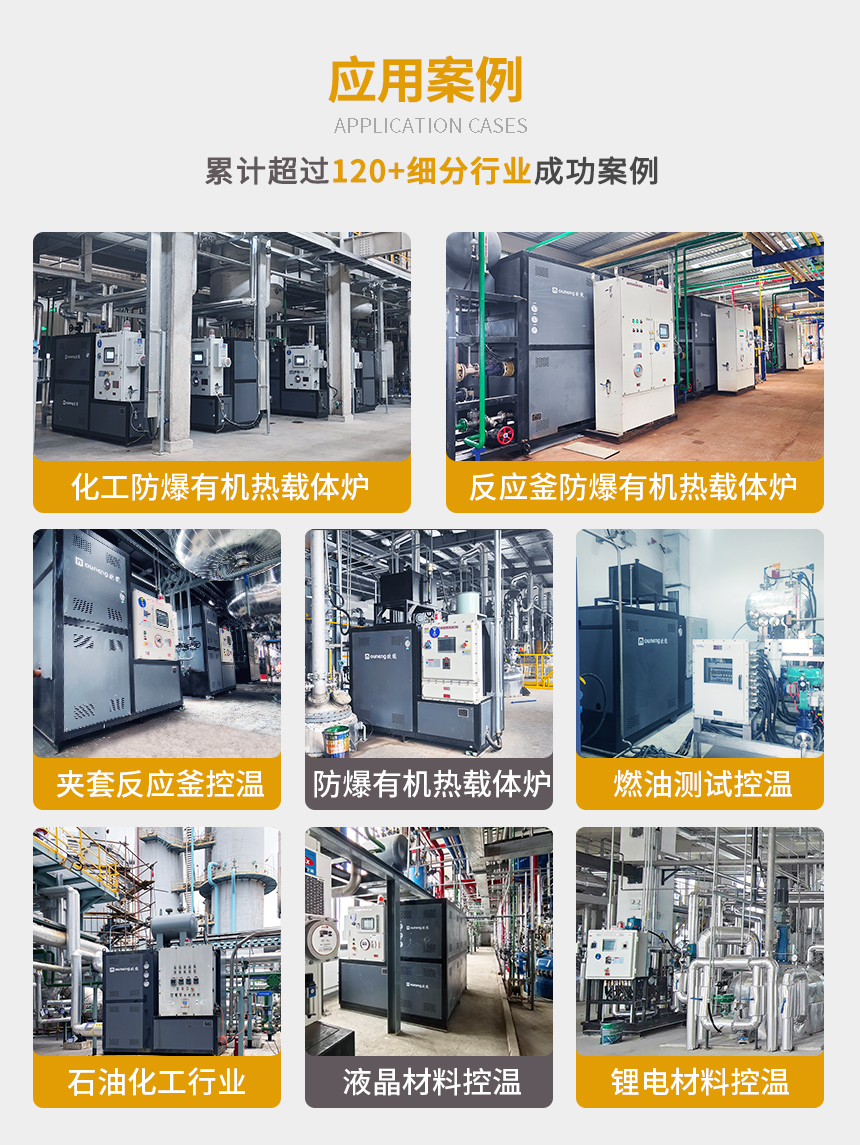 防爆電加熱有機(jī)熱載體鍋爐案例